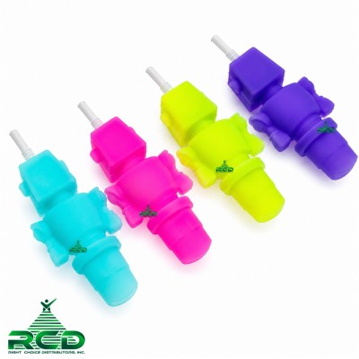 SILICONE NECTOR COLLECTOR GLOW IN DARK ROBOT NCS307 1CT